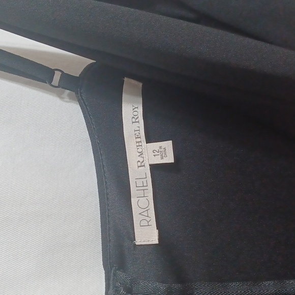 Black Rachel Rachel Roy Ruffle Dress - Picture 3 of 4